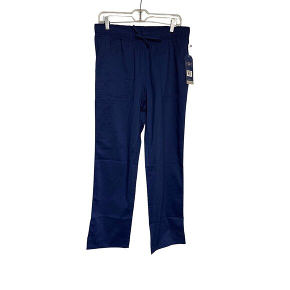 Cherokee Unisex Modern Fit Navy Blue Scrub Pants M Ultra Soft Two-Way Nurse - Picture 1 of 7